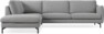 Madison - 3-sits soffa med divan vänster - Grå