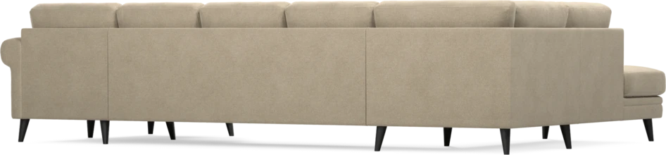 Eden - 3-sits soffa med divan vänster och schäslong höger - Beige