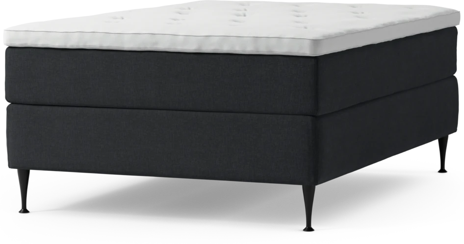 Delux Dream - Kontinentalsäng, enkelsäng 140 cm med bäddmadrass och sängben