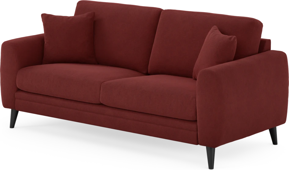 Eden - 2,5-sits soffa - Röd