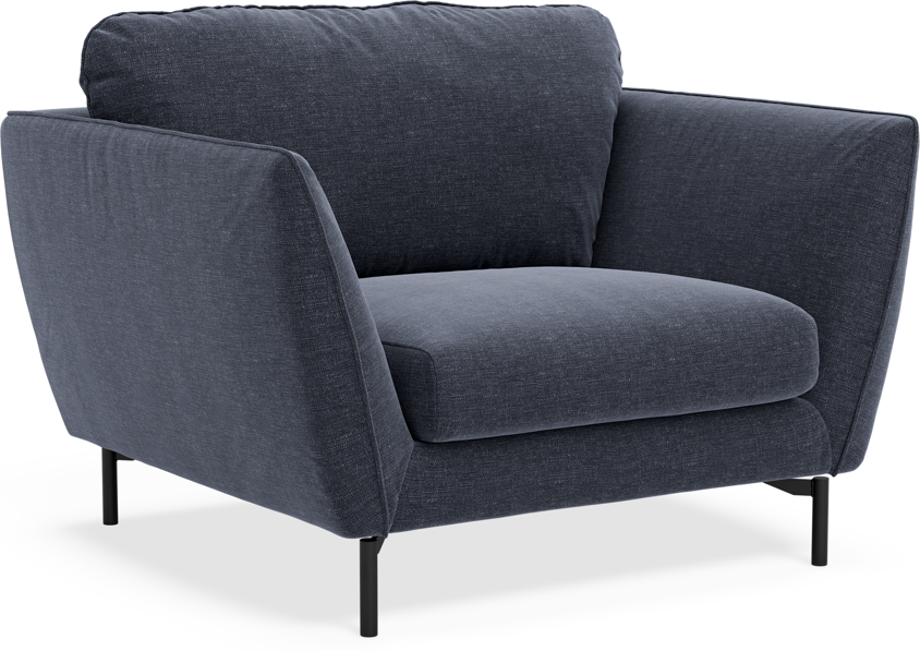 Madison Lux - Fåtölj, 70 cm - Blå