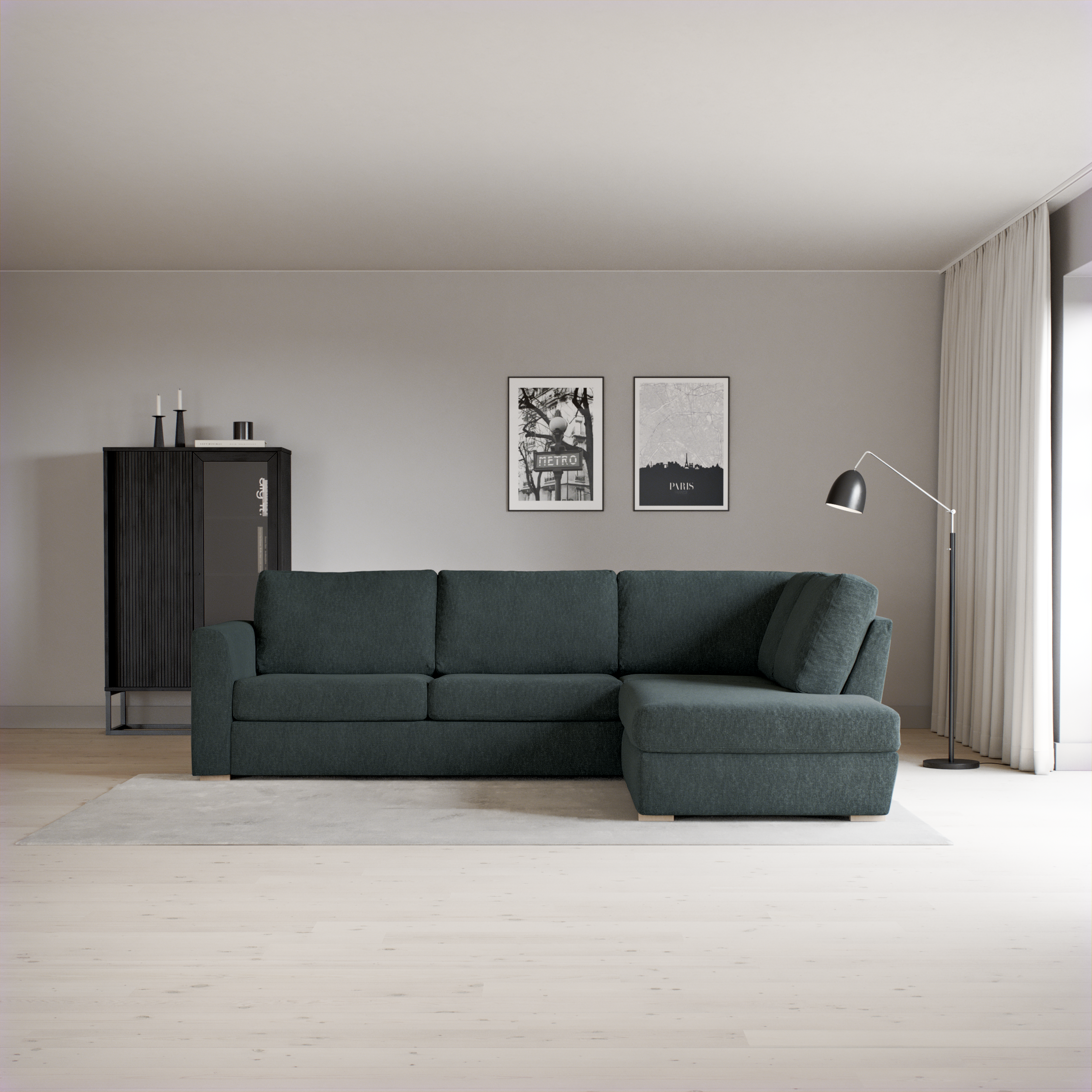 Friday - 2,5-sits soffa med divan höger - inspiration