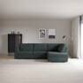 Friday - 2,5-sits soffa med divan höger - Blå