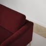 Bridge - Hörnsoffa, 2+2-sits - Röd