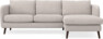 Madison Lux - 2-sits soffa med schäslong höger - Grå