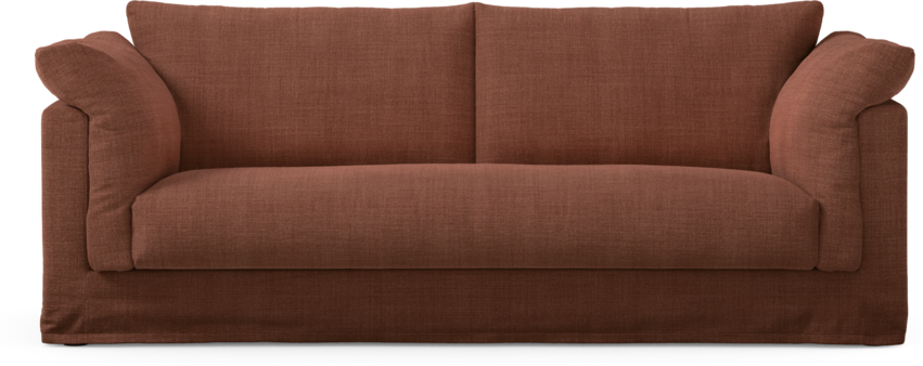 Cherrie Klädsel -  2,5-sits soffa, hel dyna - Orange