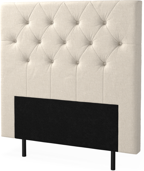 New York pikerad - Sänggavel, 90-210 cm - Beige