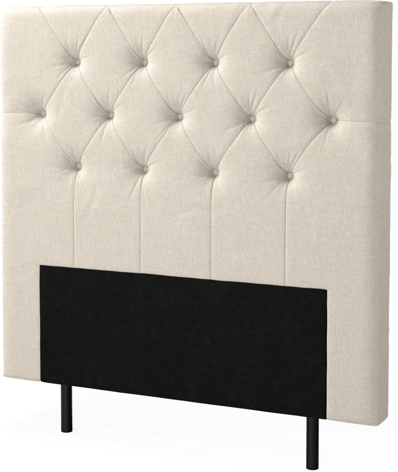 New York pikerad - Sänggavel, 90-210 cm - Beige
