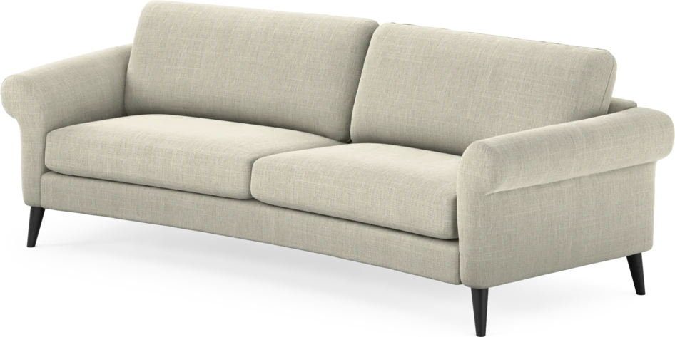 Bridge - 3-sits soffa svängd - Beige