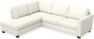 Friday - 2,5-sits soffa med divan vänster - Vit