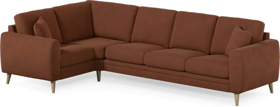 Eden - Hörnsoffa, 1+3-sits - Orange