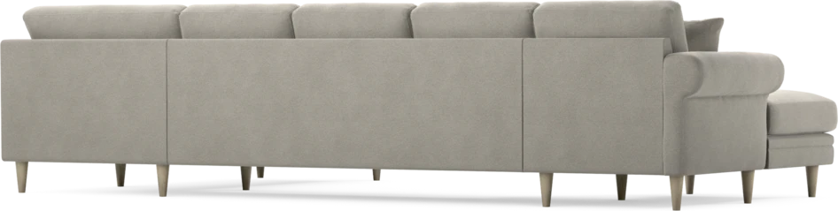 Eden - 3-sits soffa med schäslong vänster och divan höger - Grå