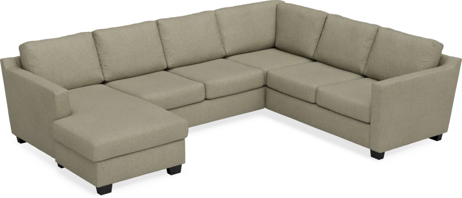 Friday - Hörnsoffa, 3+2-sits med schäslong vänster - Beige