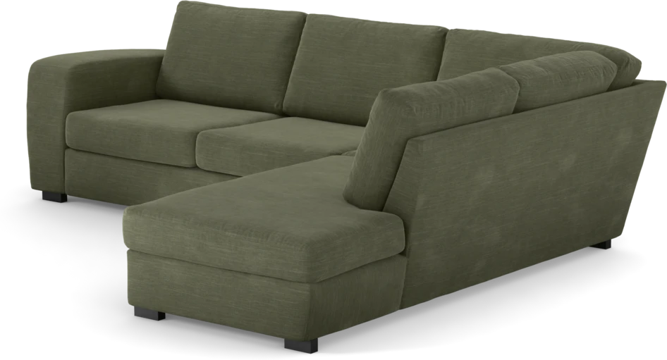 Friday - 2,5-sits soffa med divan höger - Grön