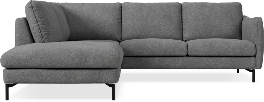 Madison Lux - 2-sits soffa med divan vänster - Vit