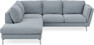 Madison - 2-sits soffa med divan vänster - Blå