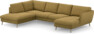 Madison Lux - 2-sits soffa med divan vänster och schäslong höger - Gul