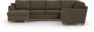 Friday - Hörnsoffa, 3+2-sits med schäslong vänster - Brun