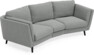 Madison - 3-sits soffa svängd, 70 cm - Grå