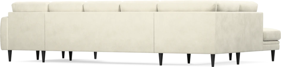 Eden - 3-sits soffa med divan vänster och schäslong höger - Vit