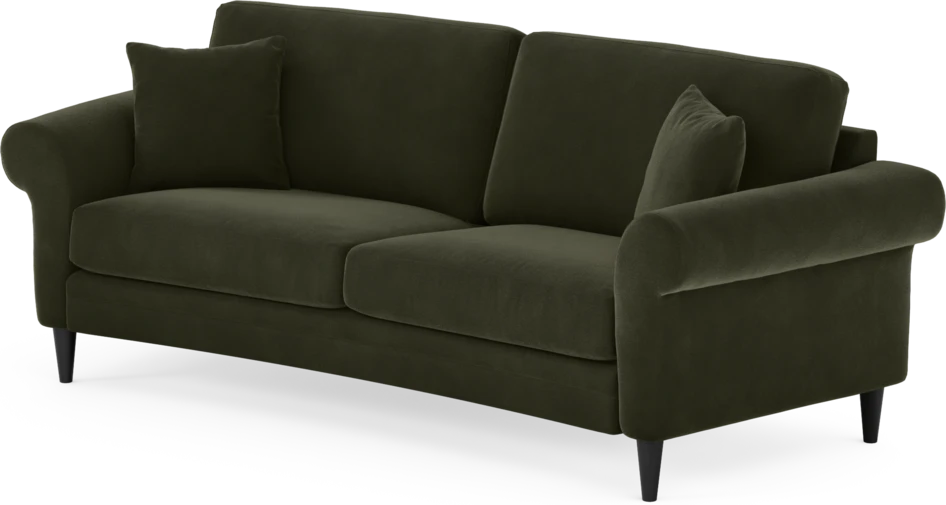 Eden - 2,5-sits soffa svängd - Grön