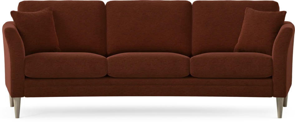 Eden - 3-sits soffa svängd - Orange
