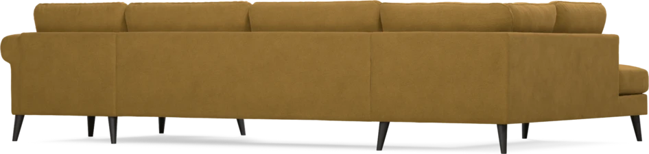 Bridge - 3-sits soffa med divan vänster och schäslong höger - Gul