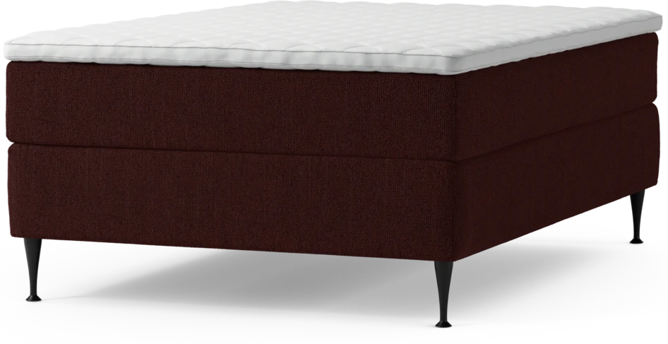 Delux Exclusive - Kontinentalsäng, enkelsäng 140 cm med bäddmadrass och sängben