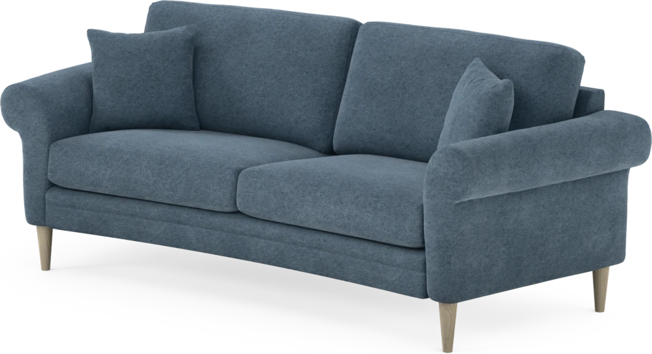 Eden - 2,5-sits soffa svängd - Blå