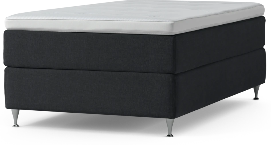 Delux Exclusive - Kontinentalsäng, enkelsäng 120 cm med bäddmadrass och sängben