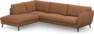 Madison - 3-sits soffa med divan vänster - Orange