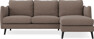 Madison Lux - 2-sits soffa med schäslong höger - Brun