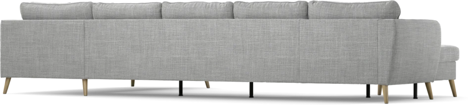 County - 4-sits soffa med schäslong vänster och divan höger - Grå