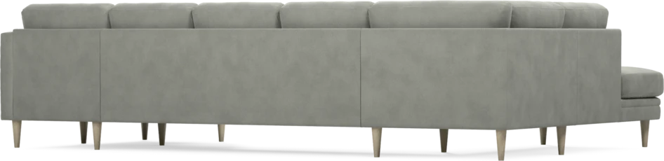 Eden - 3-sits soffa med divan vänster och schäslong höger - Grå