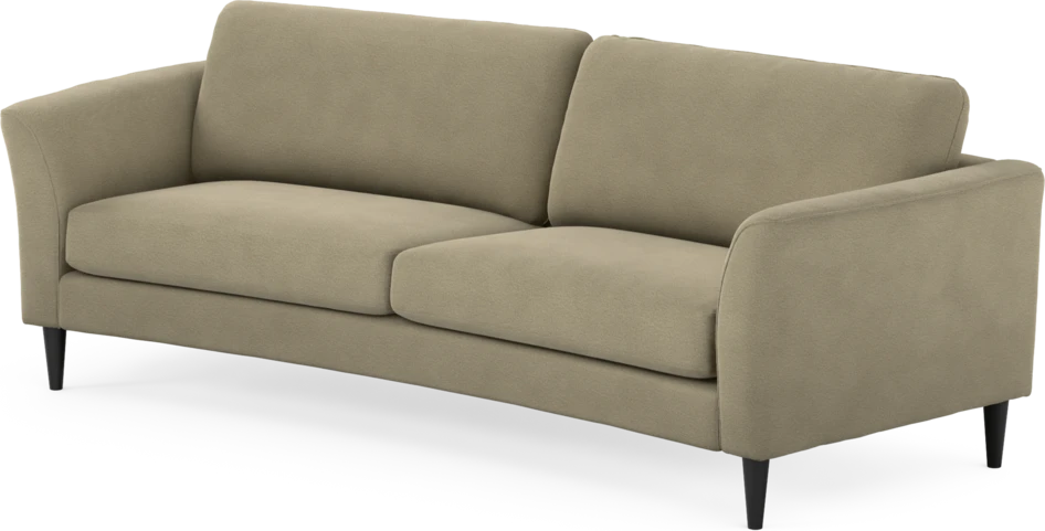 Bridge - 3-sits soffa svängd - Beige