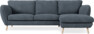 Madison Lux - 2-sits soffa med schäslong höger - Vit