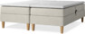 Delux Sense - Ställbar säng, dubbelsäng med bäddmadrass - Beige
