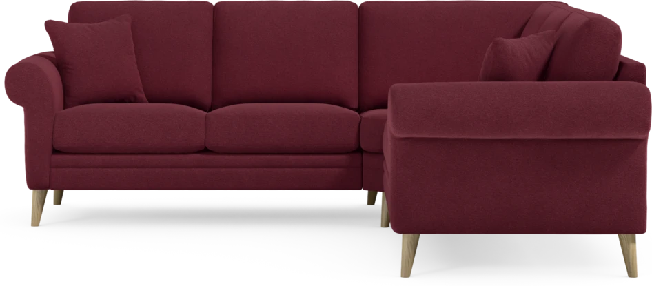 Eden - Hörnsoffa, 2+2-sits - Röd