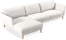 Madison Lux - 3-sits soffa med schäslong vänster - Beige