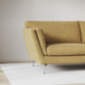 Madison Lux - 2-sits soffa med schäslong vänster - Gul