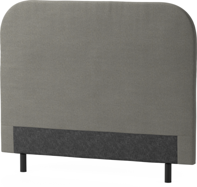 Delux Rundad - Sänggavel, 90-210 cm - Grå