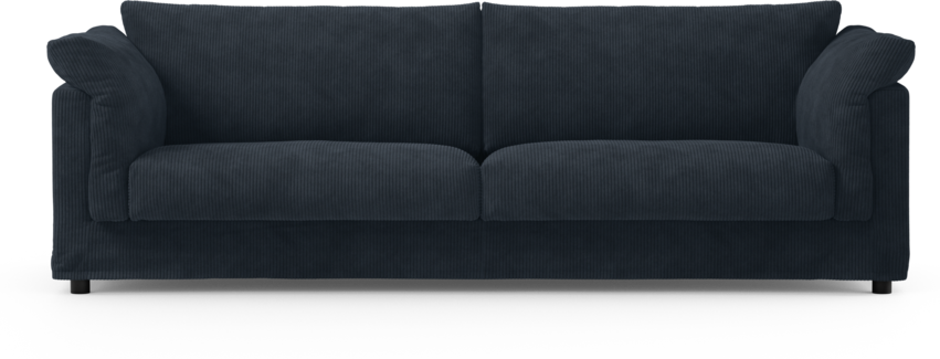 Cherrie - 4-sits soffa med kappa - Blå