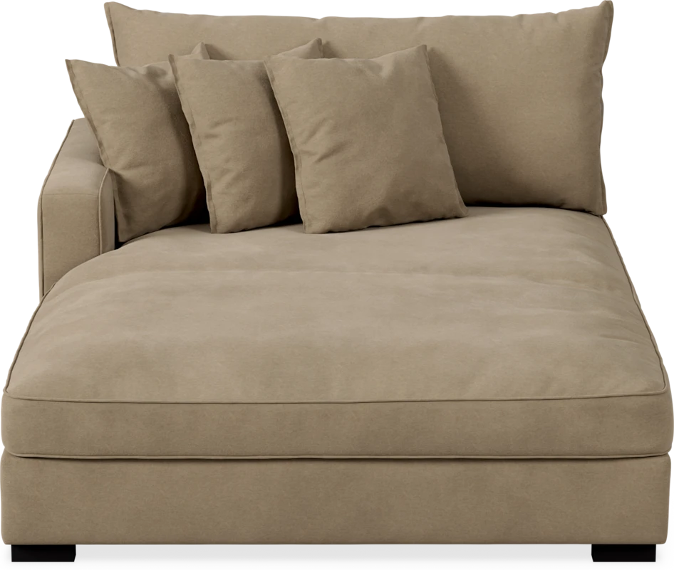 Rossi - Schäslong XL vänster - Beige