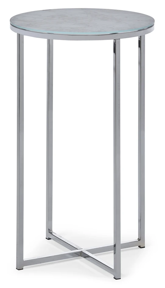 Sabina - Sidobord, Ø 43, H 70 cm - Grå