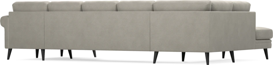 Eden - 3-sits soffa med divan vänster och schäslong höger - Grå