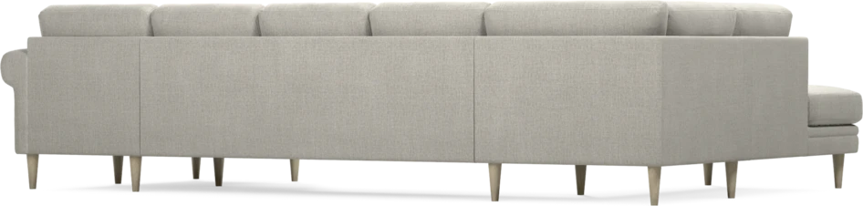 Eden - 3-sits soffa med divan vänster och schäslong höger - Grå