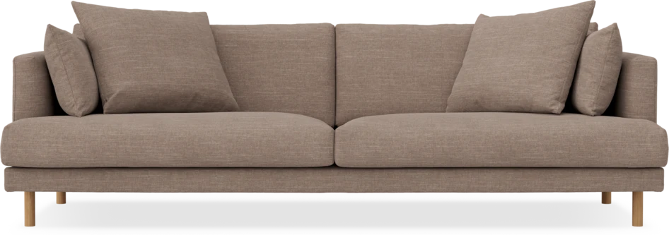 Harper - 4-sits soffa - Brun