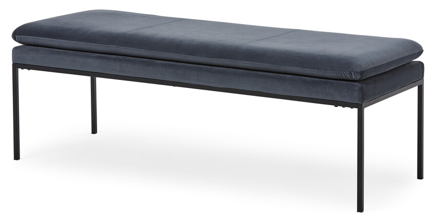 Olivia - Bänk, B 122 cm - Turkos