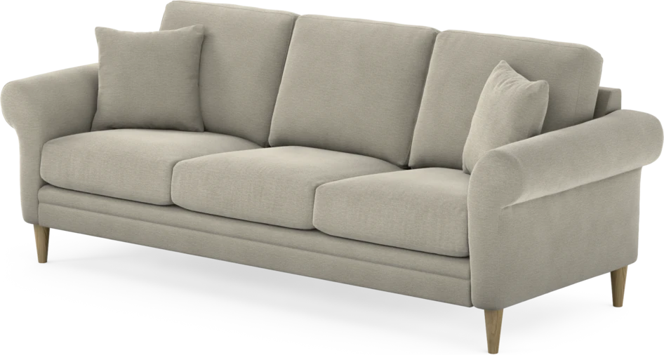 Eden - 3-sits soffa - Brun