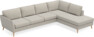 County - 3-sits soffa med divan höger - Beige